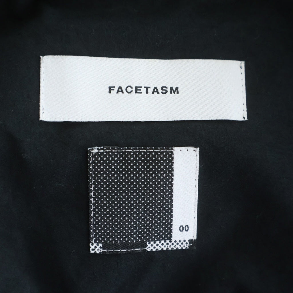 FACETASM(ファセッタズム) TARTAN CHECK BIG SHIRT タータン チェック ビッグ シャツ ドッキング長袖シャツ FNT-SH-U01