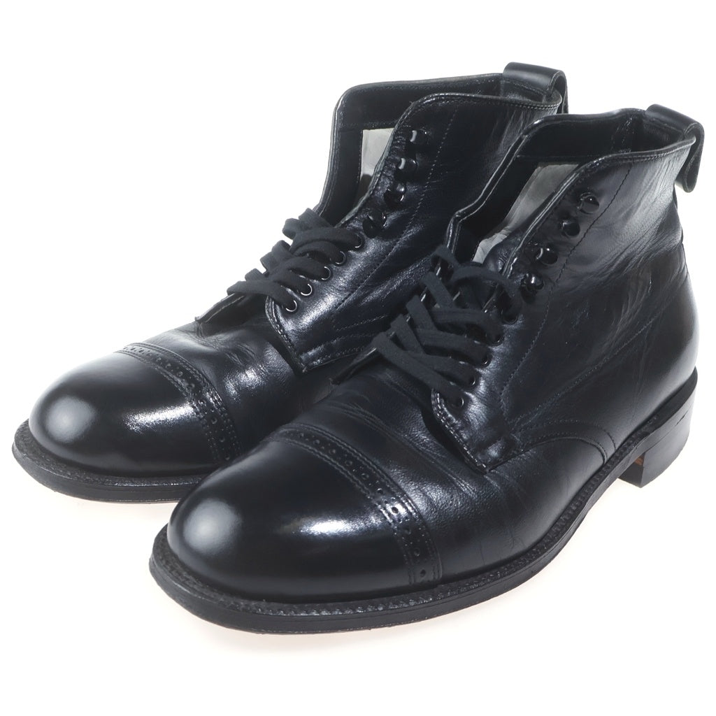 Alden(オールデン) レースアップブーツ レザー ハイカット ブラック