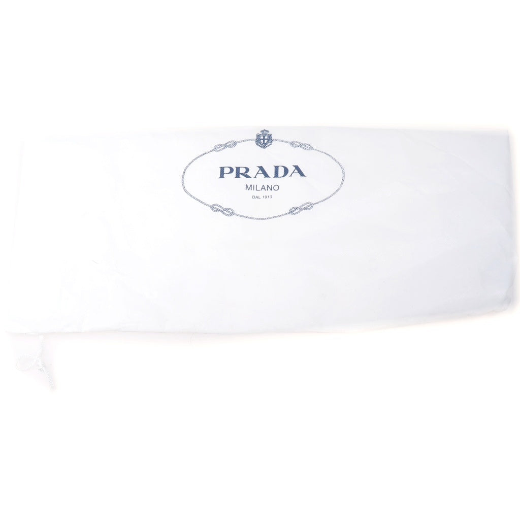 PRADA(プラダ) ブラッシュドレスレザー ローファー ブラック
