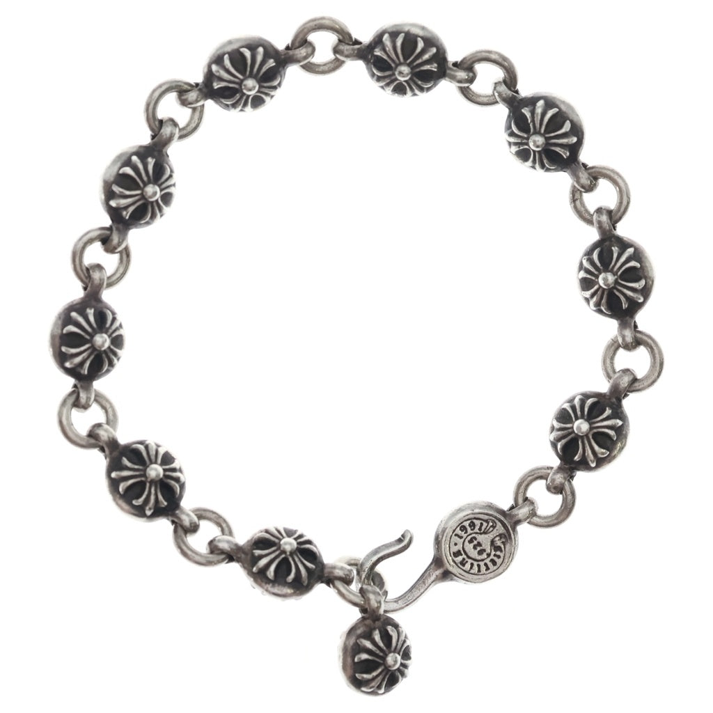 CHROME HEARTS(クロムハーツ) NO2 BALL #2クロスボールブレスレット シルバー BCA176