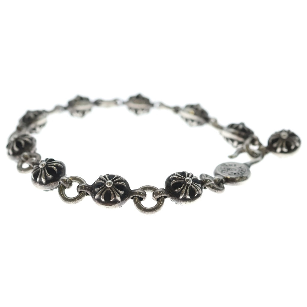 CHROME HEARTS(クロムハーツ) NO2 BALL #2クロスボールブレスレット シルバー BCA176