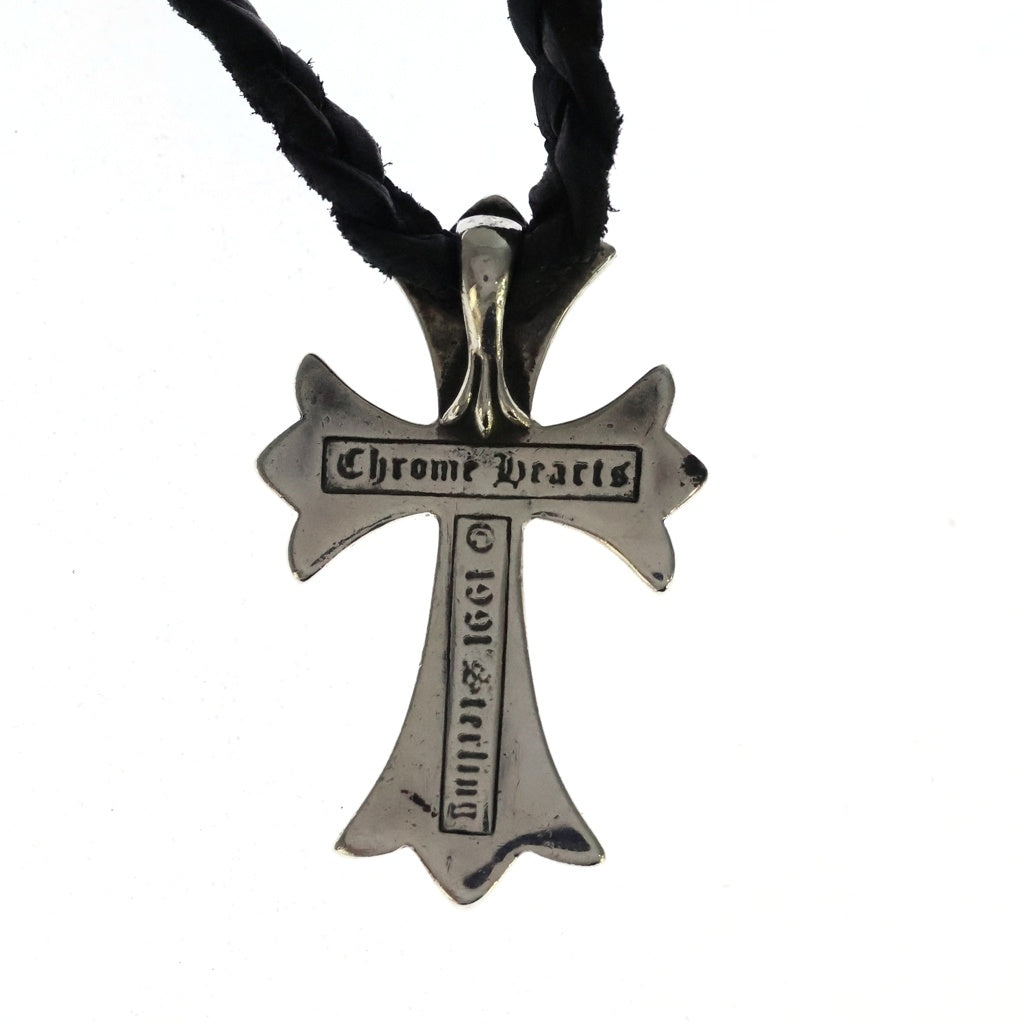 CHROME HEARTS(クロムハーツ) CH CRS SMLスモールCHクロス BC ボロチップブレイド ネックレス シルバー BCA220