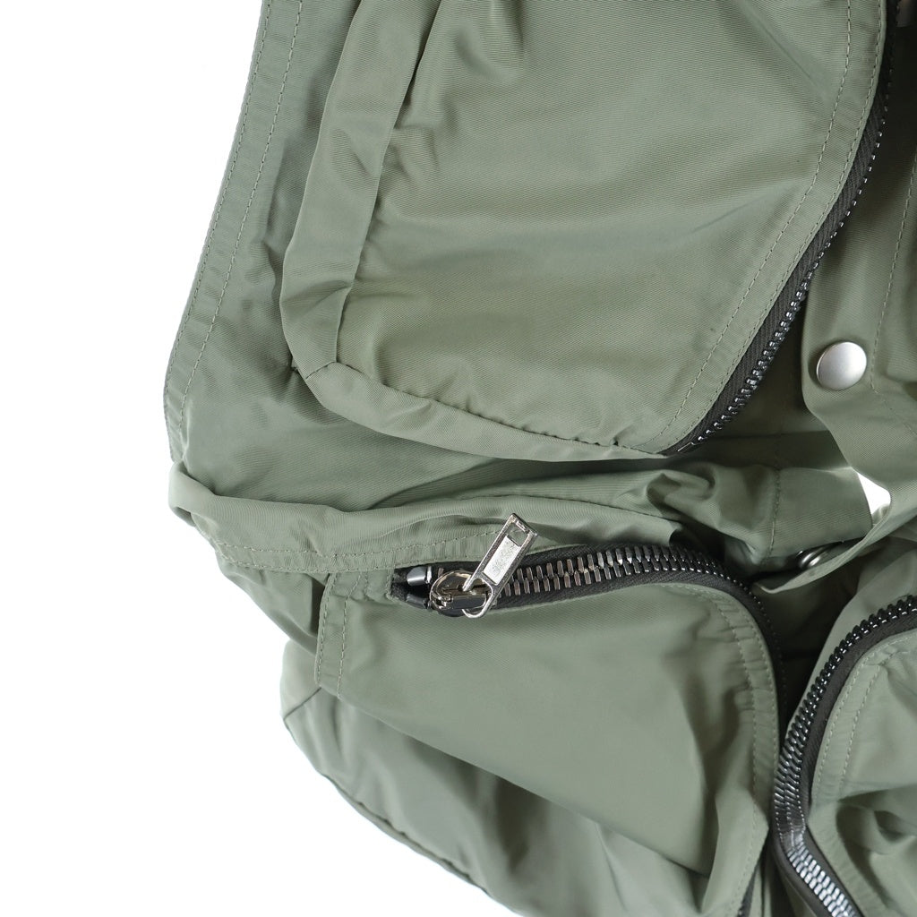 Rick Owens(リックオウエンス) 25SS Cargo Vest CELADON RU01E5756-FT カーゴベスト グリーン