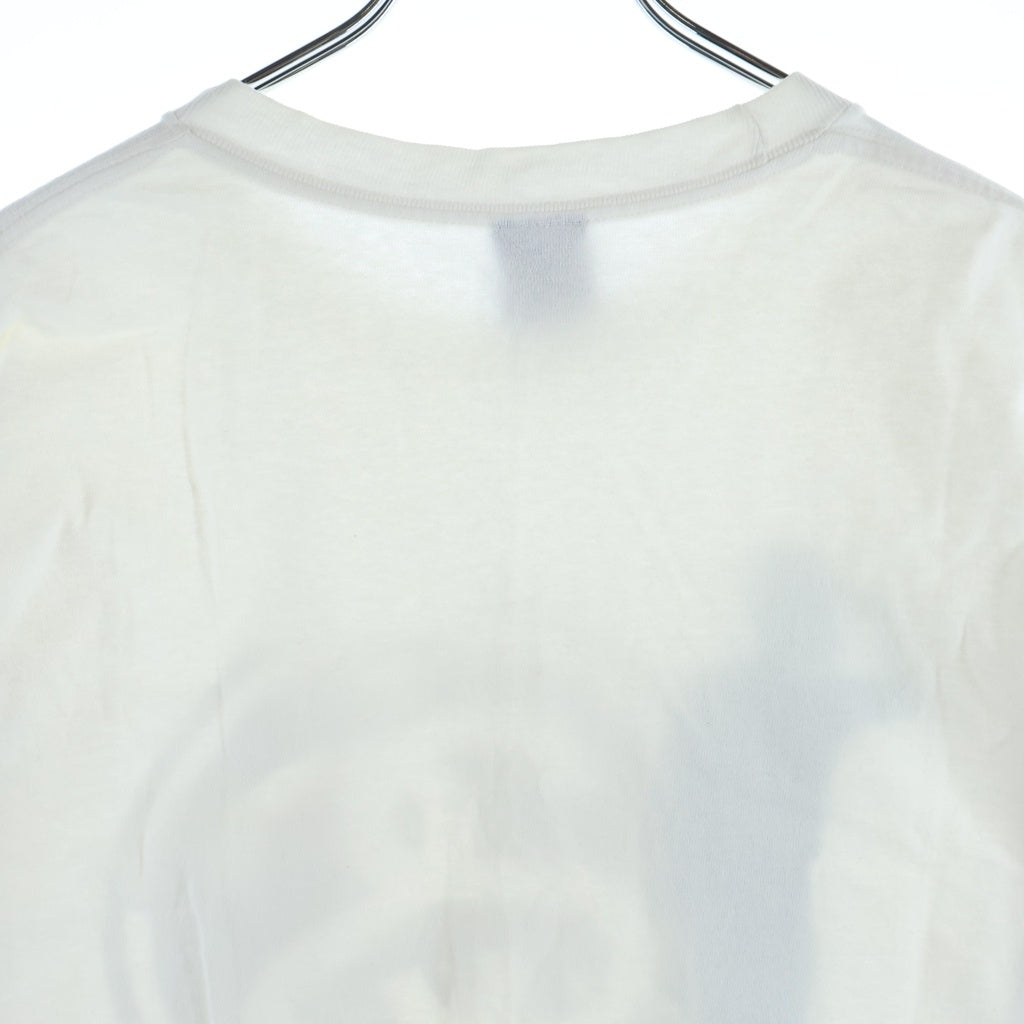 STUSSY(ステューシー) 00s OLD STTUSY MEXICO製 黒タグ フロント ロゴプリント 半袖Tシャツ カットソー ホワイト