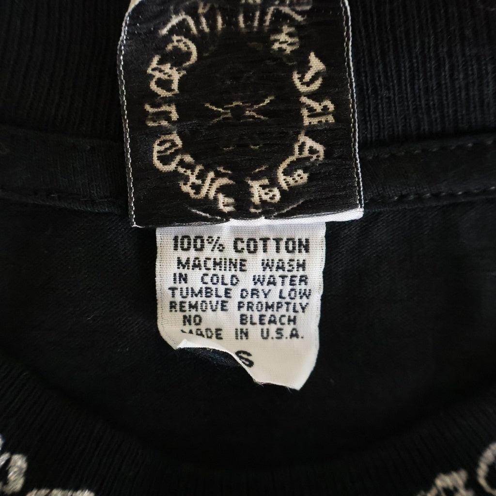 CHROME HEARTS(クロムハーツ) OLD S/S オールド ネックロゴ シルバーバックスクロールラベルプリント 半袖Tシャツカットソー