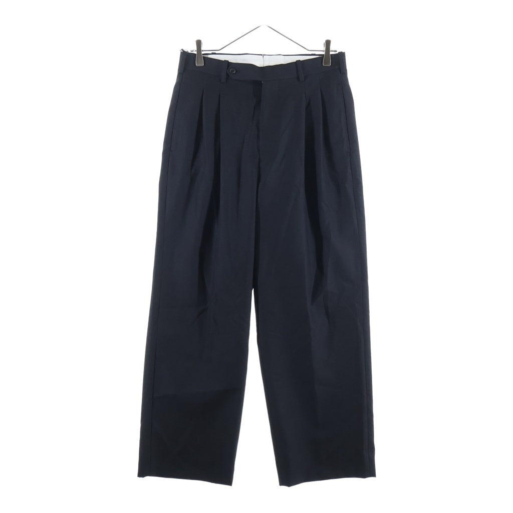 A.PRESSE(アプレッセ) 25SS ×everyone Wool Trousers 25SAP-04-60H ウールトラウザーズ スラックス パンツ ブラック 25SAP-04-60H
