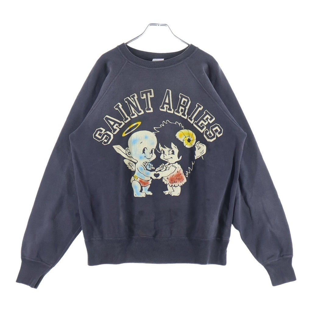 SAINT MICHAEL(セントマイケル) ×ARIES アリーズ 23AW ARS CRW SWT ST ARIES クルーネック プリント スウェット SM-A23-0000-C01