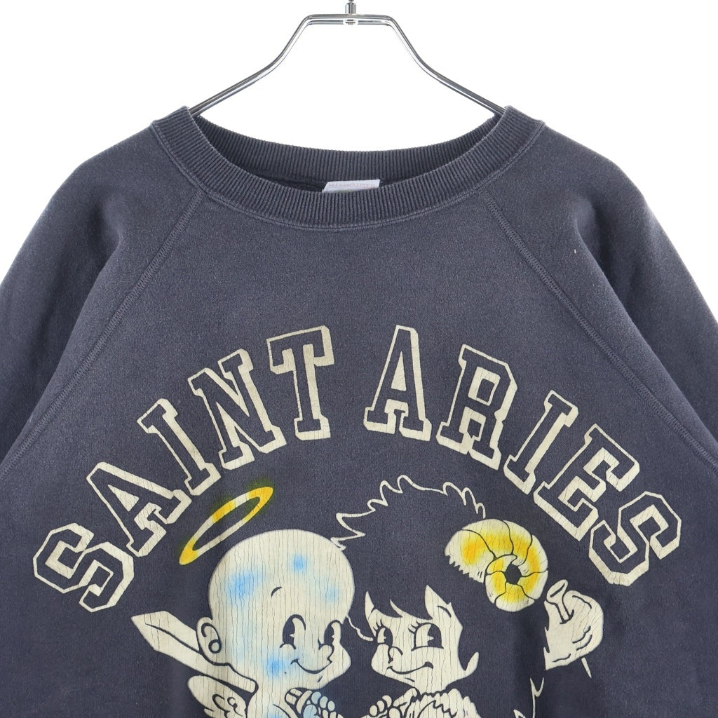 SAINT MICHAEL(セントマイケル) ×ARIES アリーズ 23AW ARS CRW SWT ST ARIES クルーネック プリント スウェット SM-A23-0000-C01