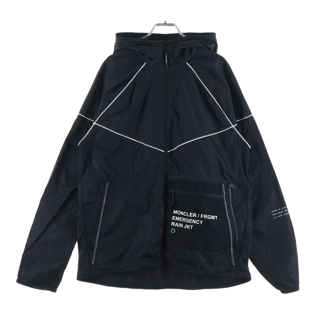 MONCLER(モンクレール) × FRAGMENT DESIGN HUNOR GIUBBOTTO G209U1A00001 フラグメントデザイン ウノアージップアップジャケット ブラック