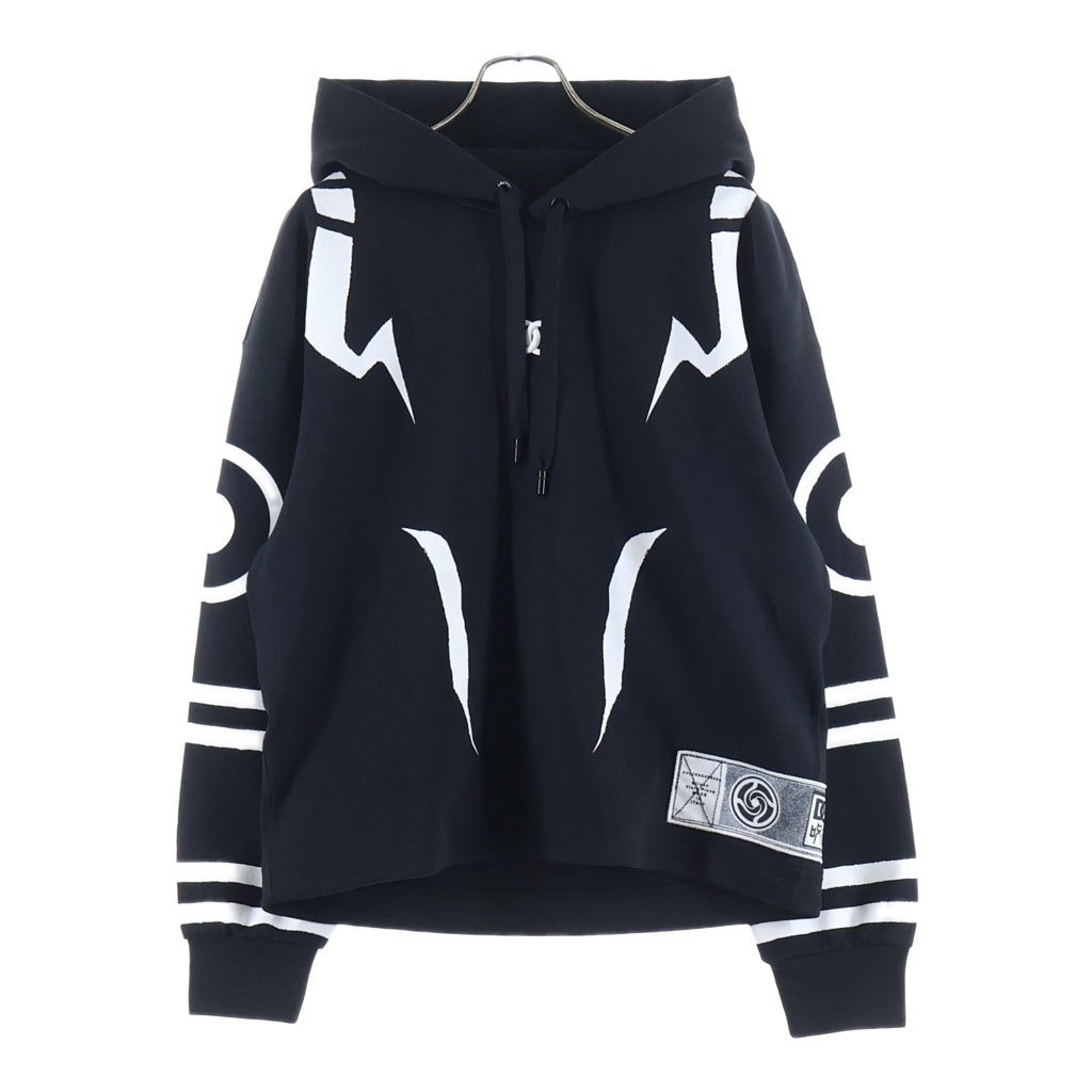 DOLCE & GABBANA(ドルチェアンドガッバーナ) × 呪術廻戦 フロントロゴモチーフ プルオーバースウェットパーカー ブラック I9AGIZ/HU7H9