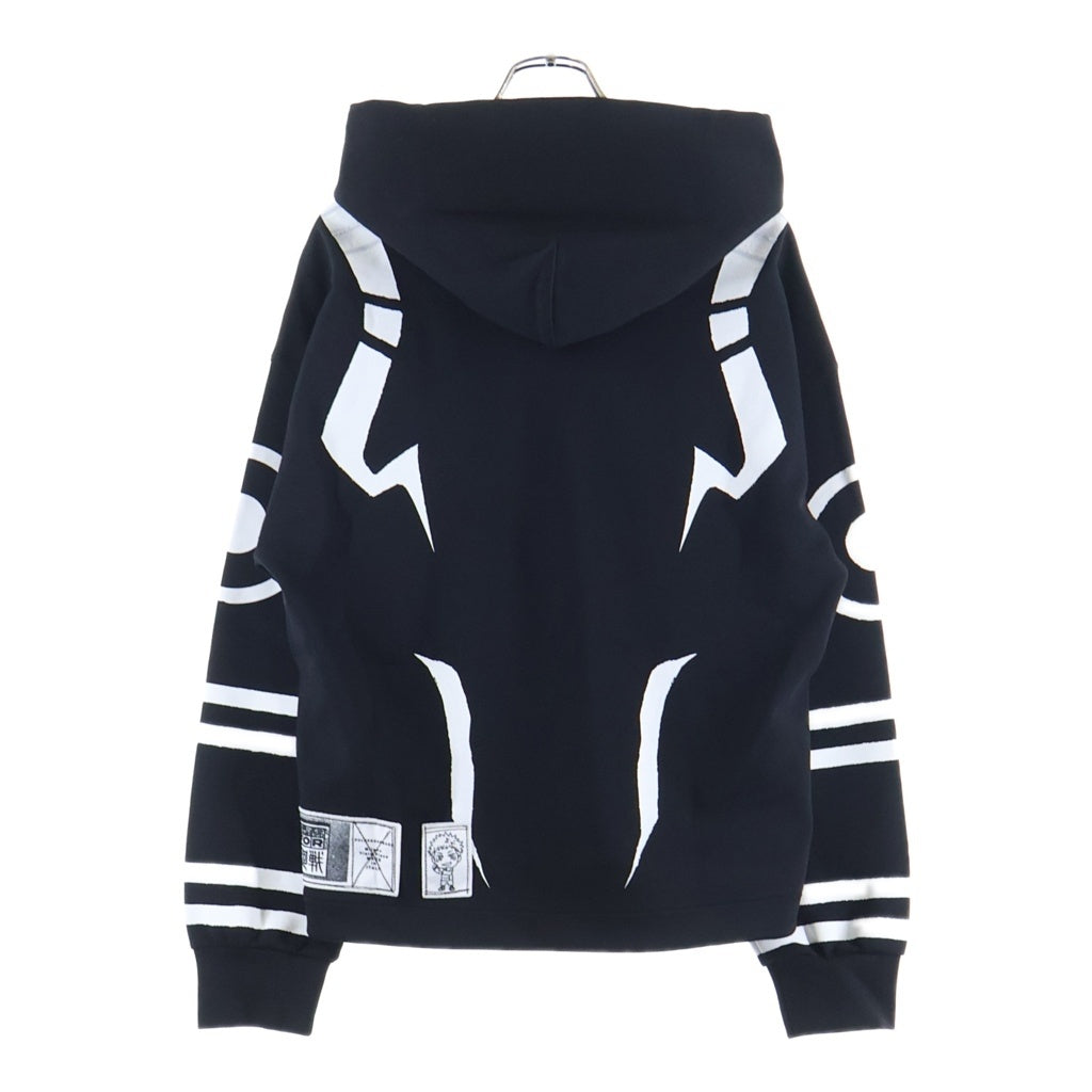 DOLCE & GABBANA(ドルチェアンドガッバーナ) × 呪術廻戦 フロントロゴモチーフ プルオーバースウェットパーカー ブラック I9AGIZ/HU7H9