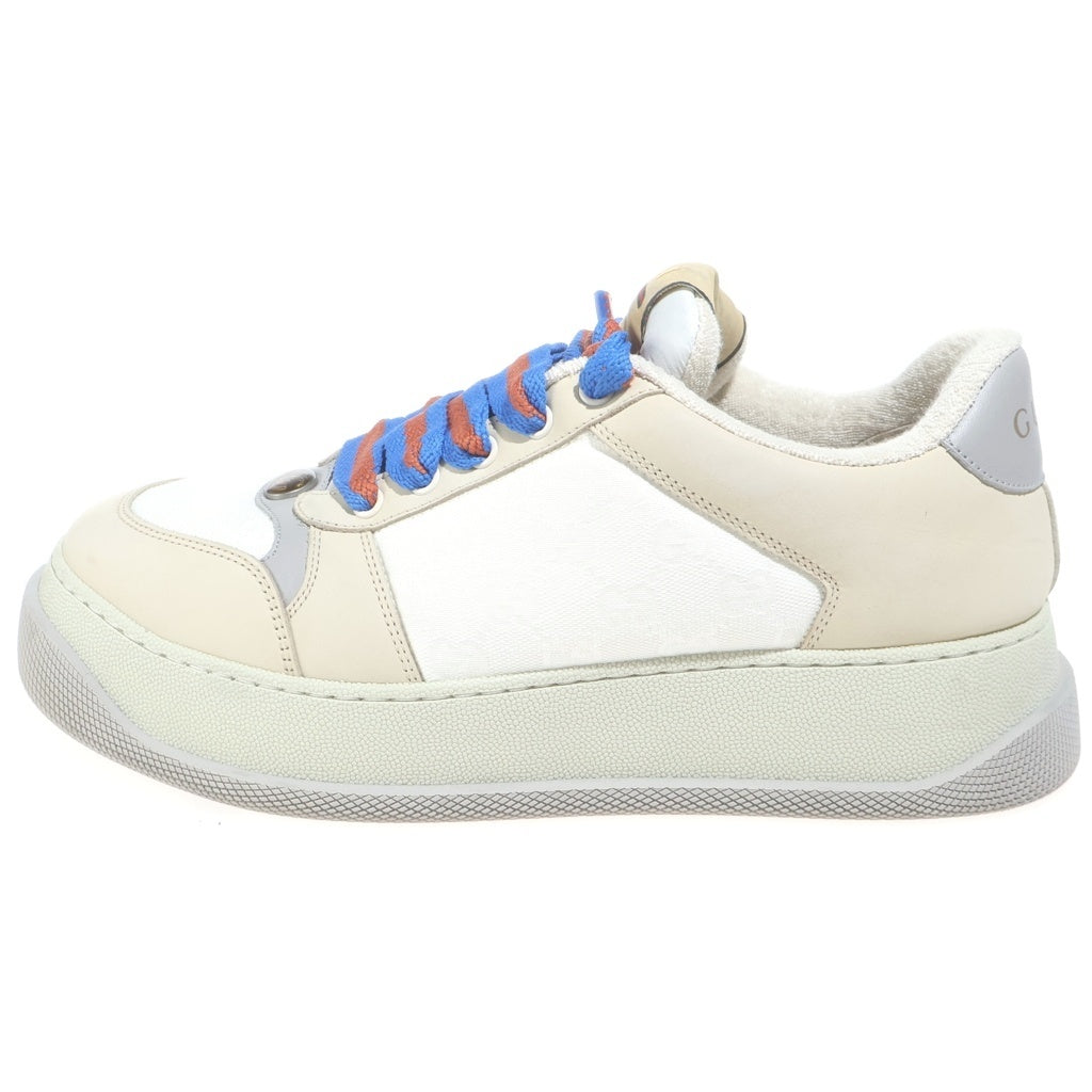 GUCCI(グッチ) スクリーナーGG モノグラム ローカットスニーカー シューズ 750048 034 ベージュ 750048 034