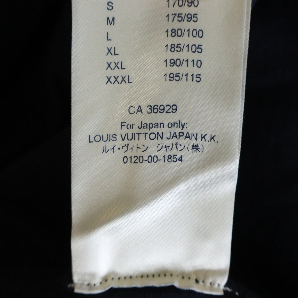 LOUIS VUITTON(ルイヴィトン) 21SS インサイドアウト 長袖カットソー バックネックタグ クルーネック ネイビーRM211Q JYN HIY46W