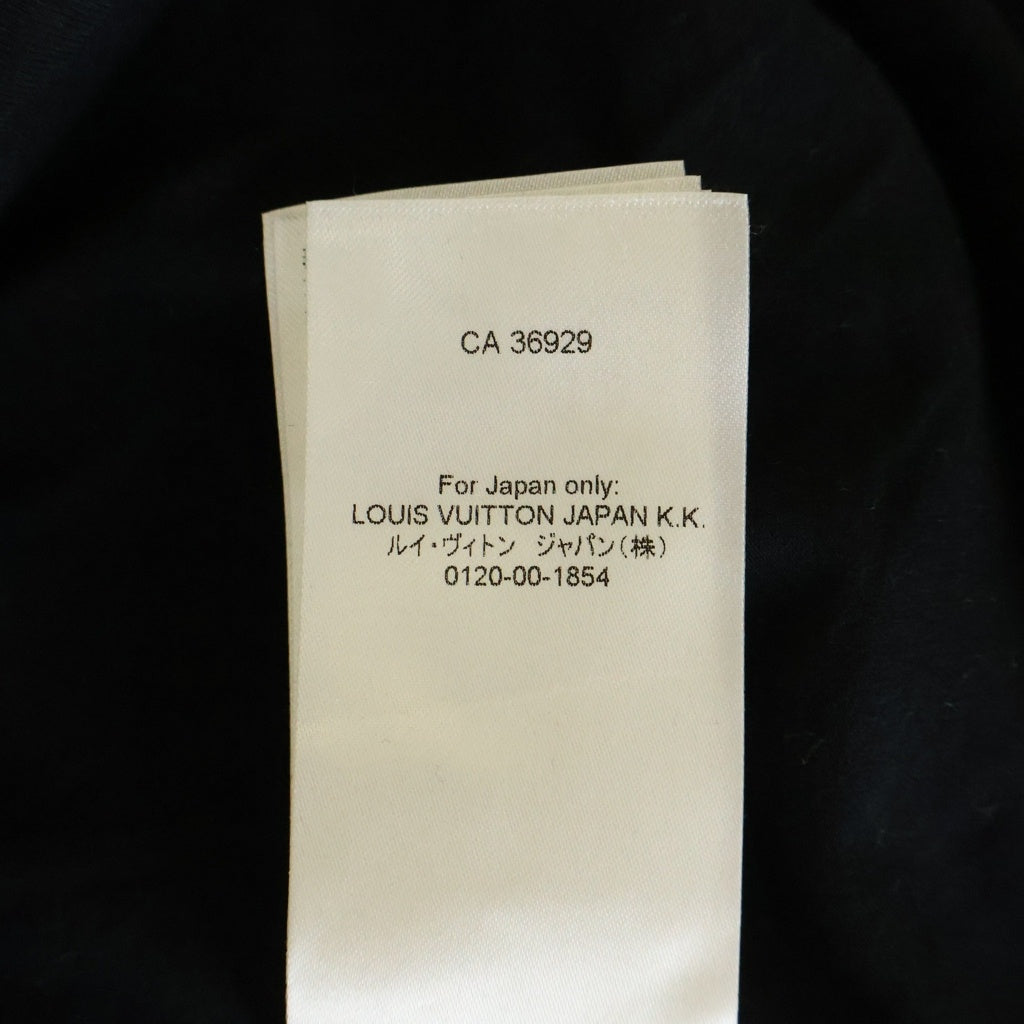LOUIS VUITTON(ルイヴィトン) 22SS エンブロイダリータートルネック 長袖カットソー ブラック RM221M I05 HMY11W