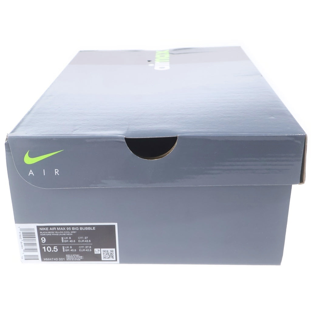 NIKE(ナイキ) Air Max 95 OG Big Bubble エアマックス95 ビッグバブル 27cm ネオンイエロー/グレー