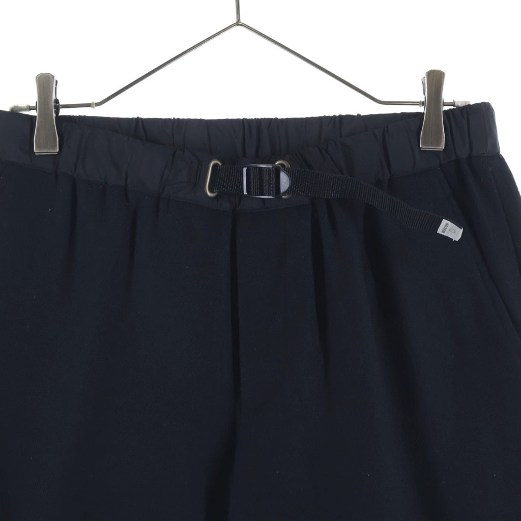 kolor BEACON(カラービーコン) 19AW Wool Saxony Easy Pants ウールイージーパンツ ブラック 19WBM-P02138