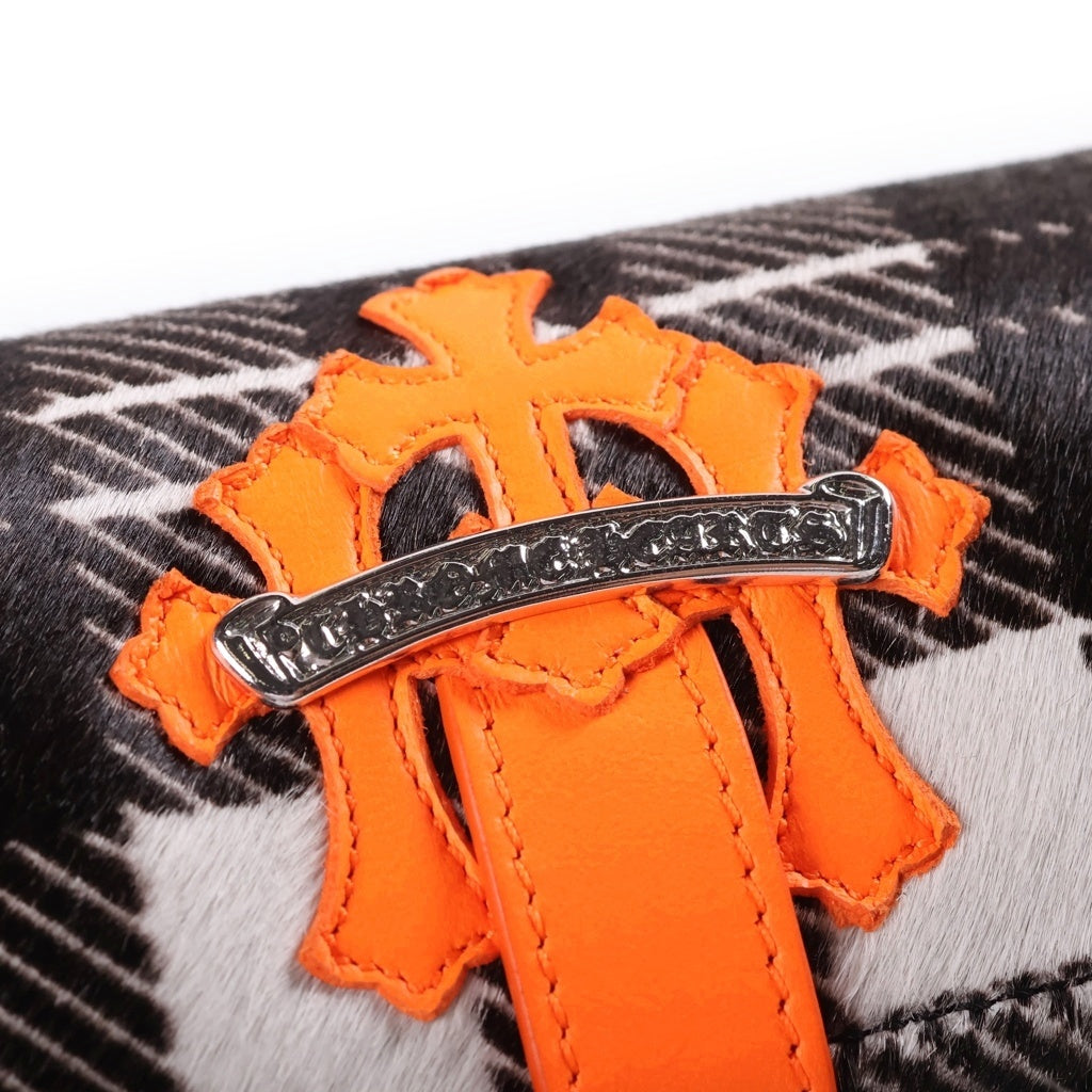 CHROME HEARTS(クロムハーツ) JEWELRY ROLL 3CEMETERY ジュエリーロール 3セメタリークロス ハラコ 時計入れ マルチ