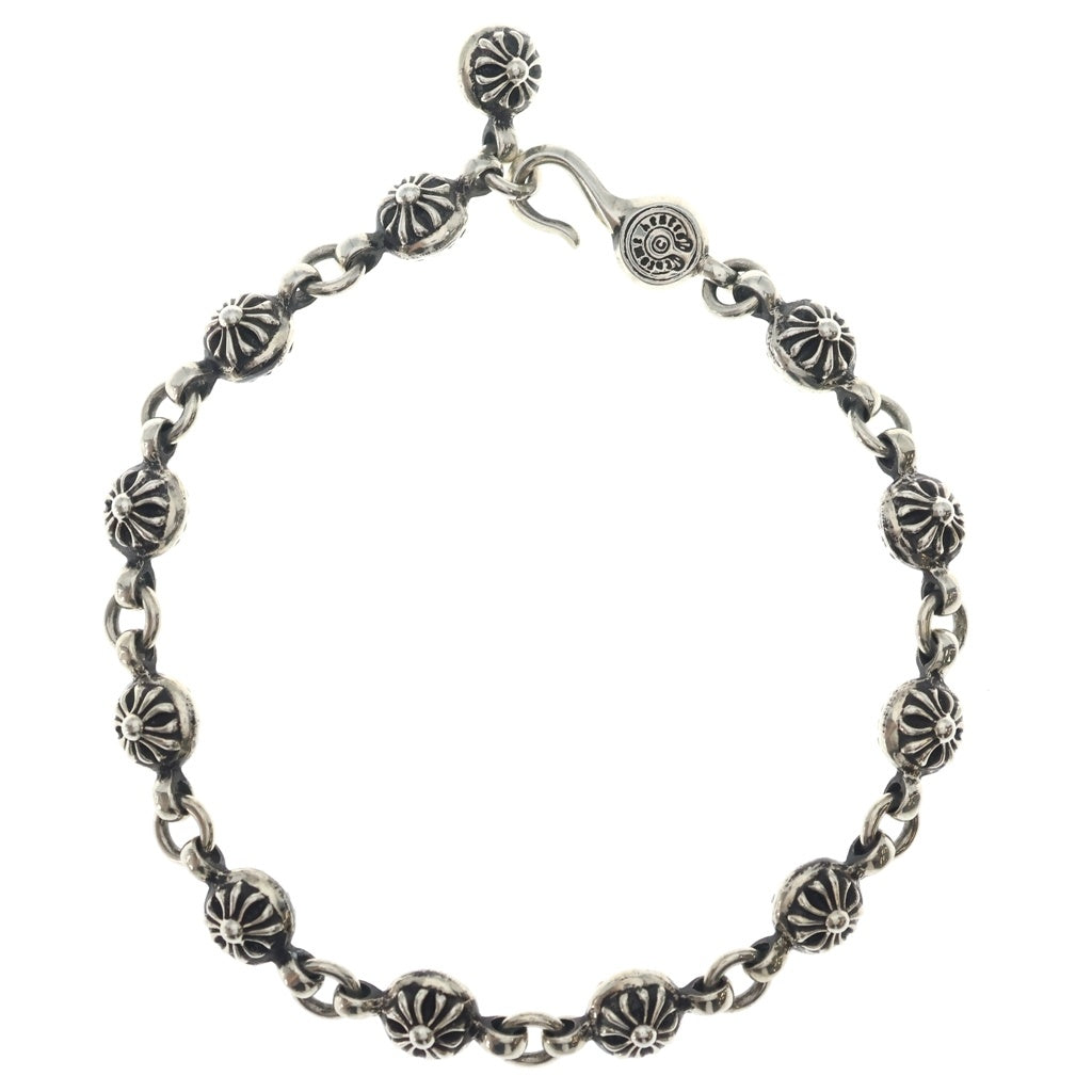 CHROME HEARTS(クロムハーツ) NO1 BALL #1クロスボールブレスレット シルバー BCA172
