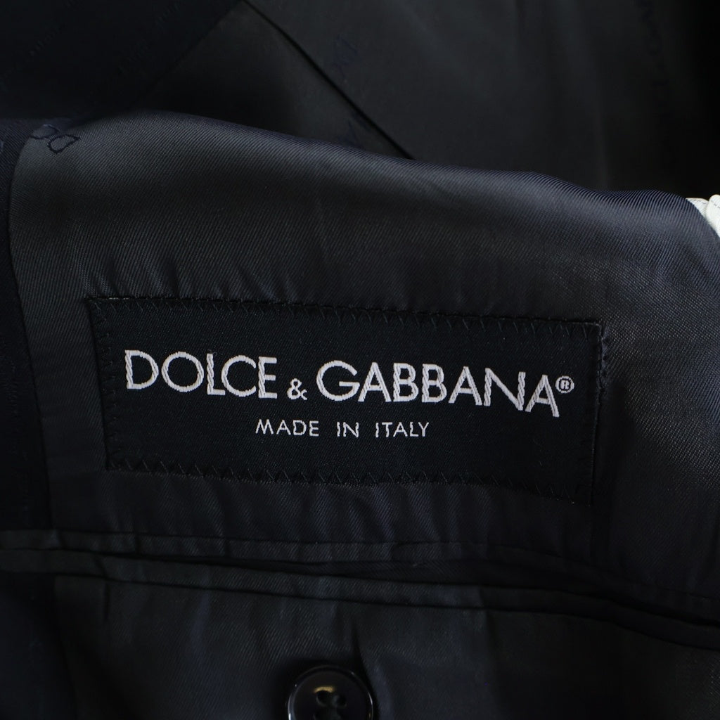 DOLCE & GABBANA(ドルチェアンドガッバーナ) ストライプ柄 ウールセットアップ ネイビー G110CT FR3A0 50