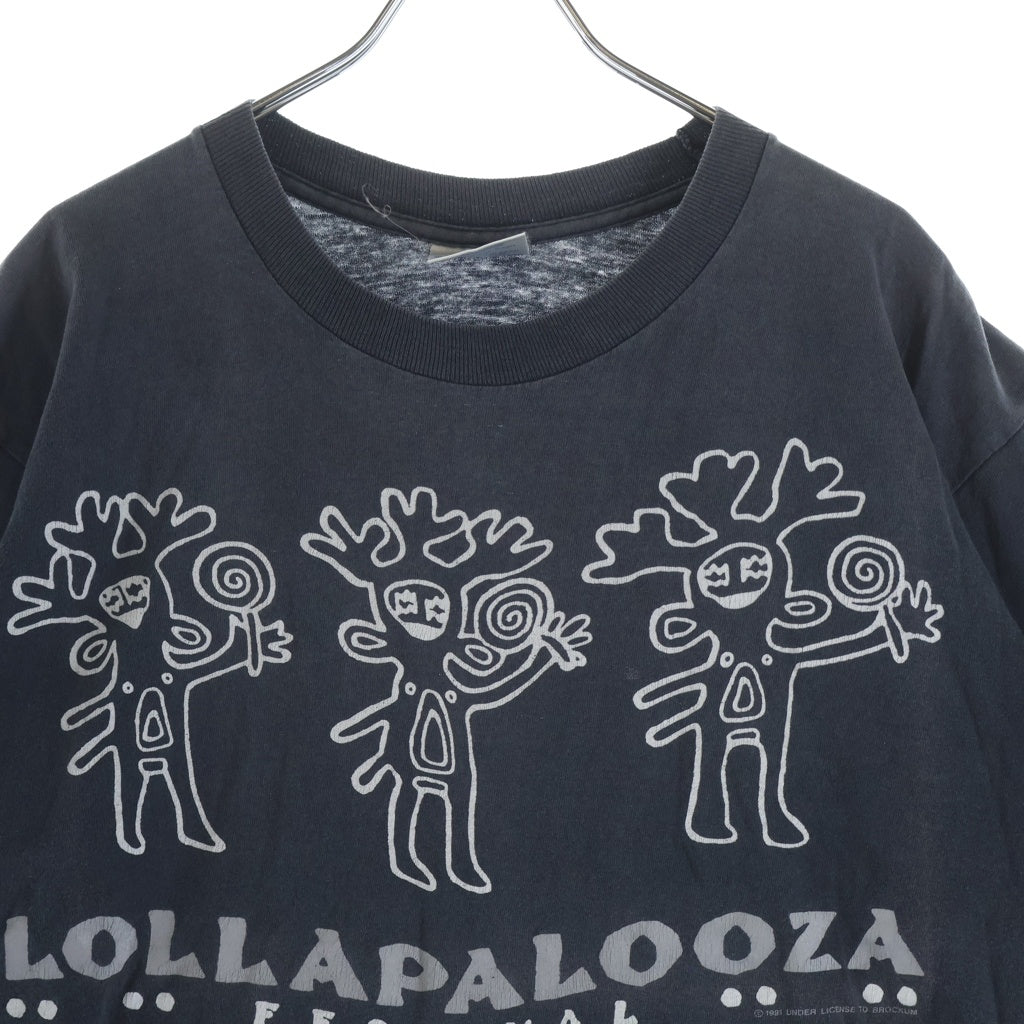 VINTAGE(ヴィンテージ) 90's LOLLAPALOOZA 1991 Tour vintage double sided T-shirt BROCKUM バンドTシャツ フェス ロラパルーザ ブロッカム