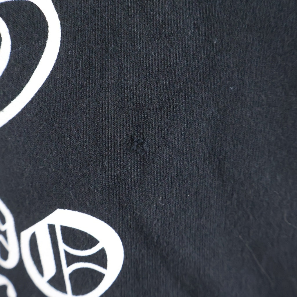 CHROME HEARTS(クロムハーツ) SWTSHRT HD ZIP 東京限定バックホースシュープリントダガージップパーカー フーディ ブラック