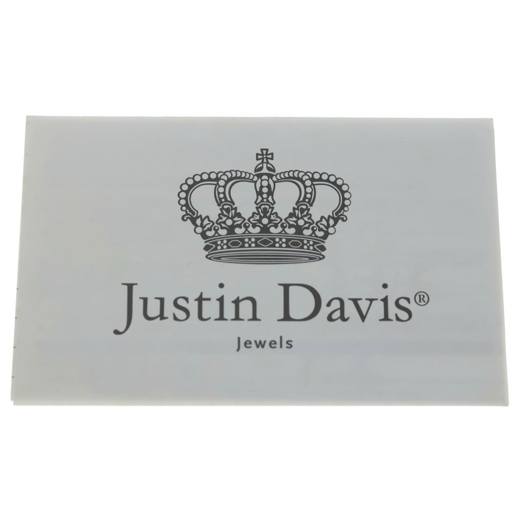 Justin Davis(ジャスティンデイヴィス) MONTECARLO オニキス スクエア ピアス シルバー/ブラック SEJ047