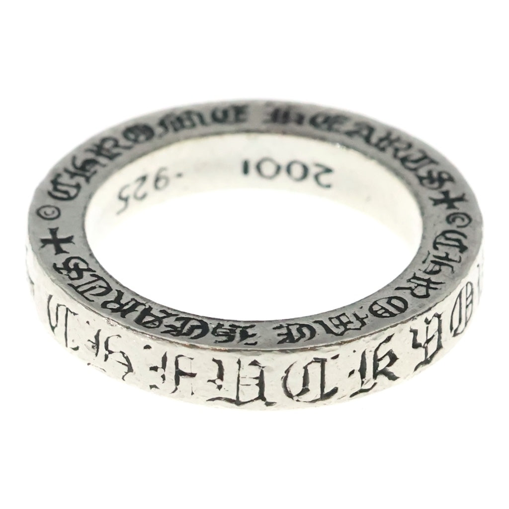 CHROME HEARTS(クロムハーツ) 3mm SPACER FUCKYOU スペーサー ファックユー リング シルバーBCA333 レディース