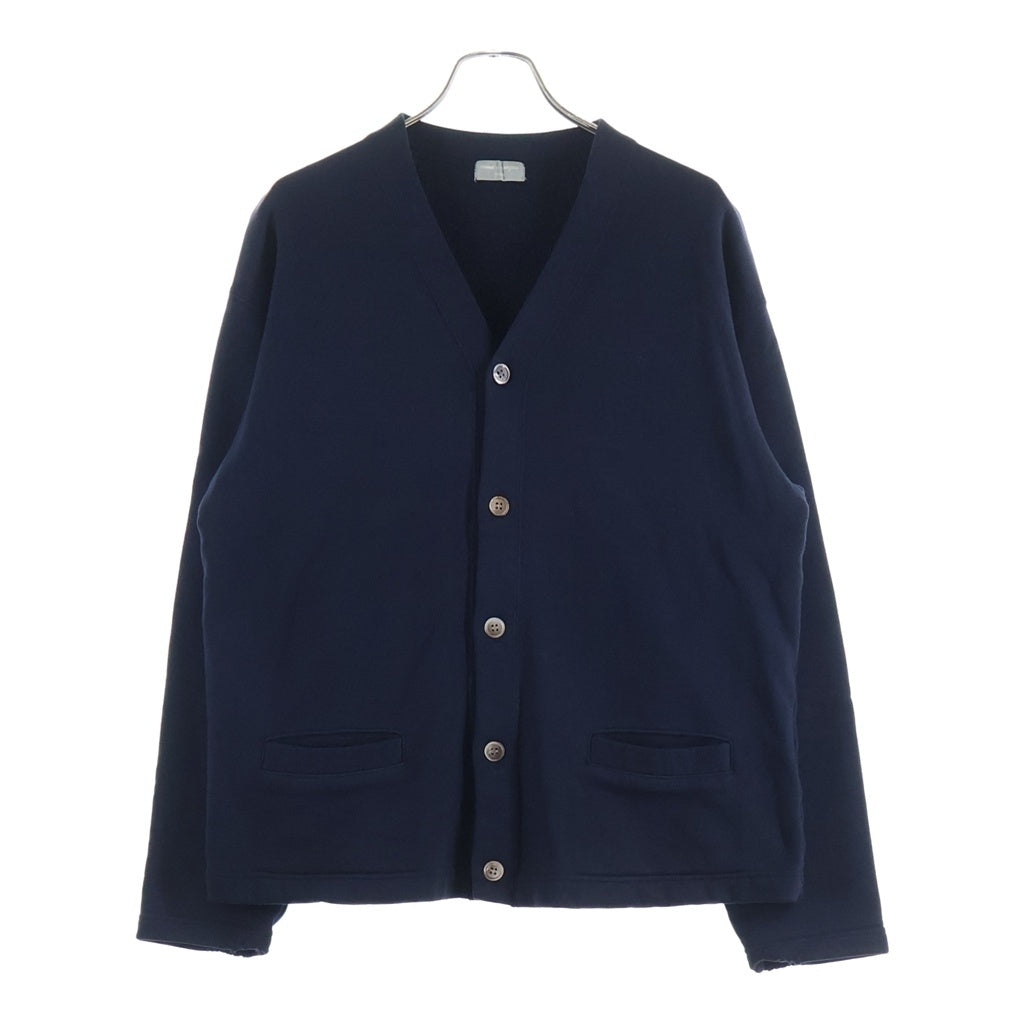 COMME des GARCONS HOMME(コムデギャルソンオム) 90s Back Logo Sweat Cardigan HT-080250 バックロゴ ヴィンテージ ウールカーディガン ネイビー