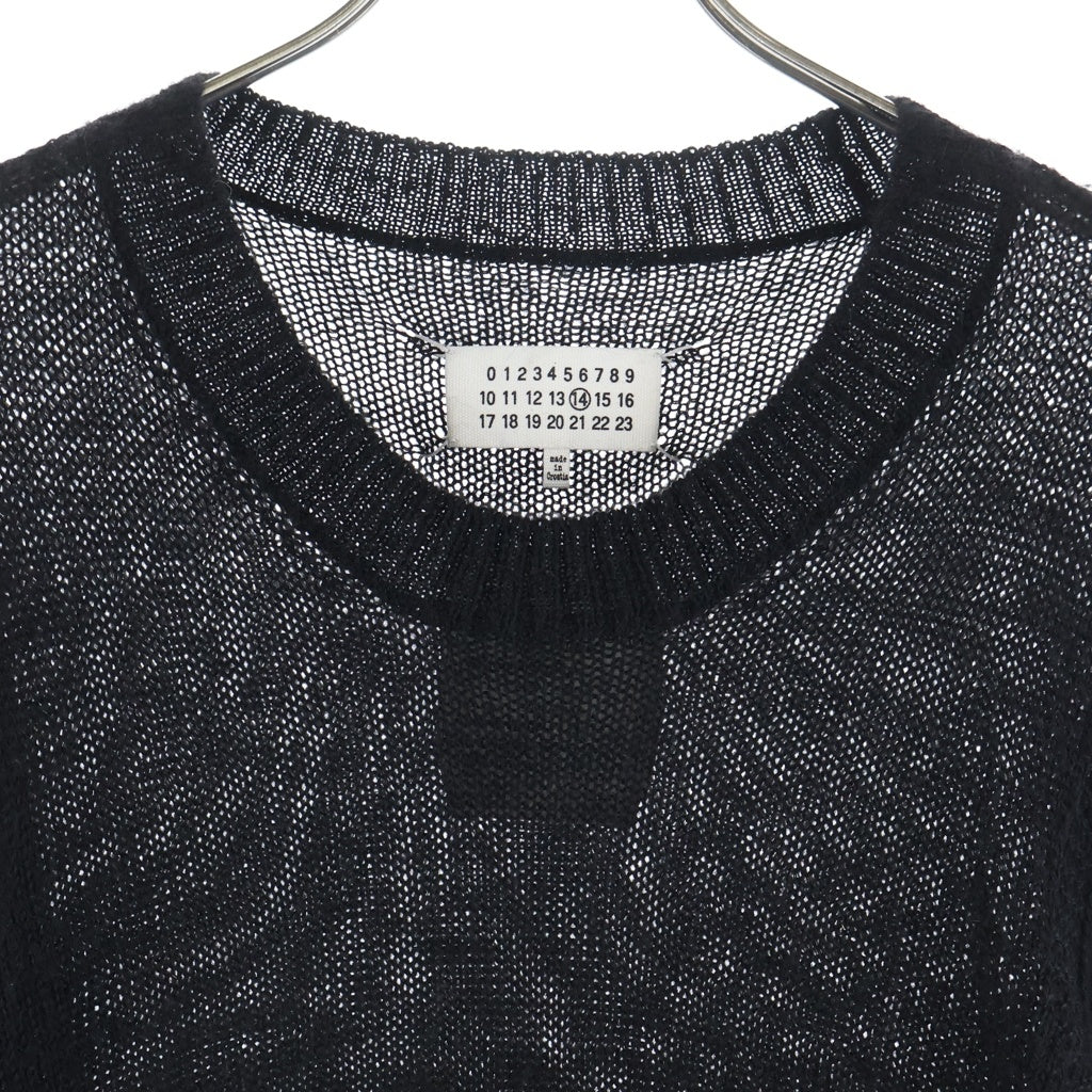 Maison Margiela(メゾンマルジェラ) 16AW REPLIC A アルパカウール クルーネックニットセーター ブラック S50HA0674