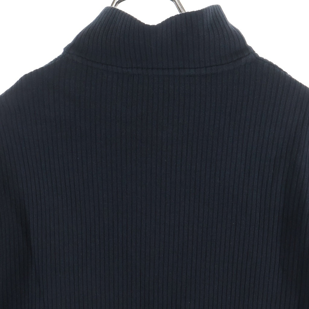 OUR LEGACY(アワーレガシー) SHRUNKEN FULLZIP POLO M2246SB フルジップ ポロニット ブルゾン ジャケット ブラック