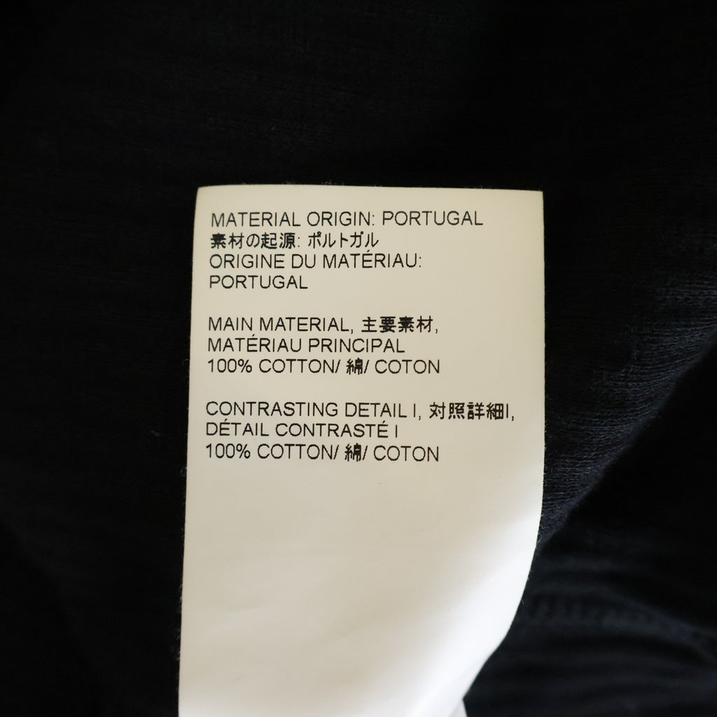 OUR LEGACY(アワーレガシー) SHRUNKEN FULLZIP POLO M2246SB フルジップ ポロニット ブルゾン ジャケット ブラック