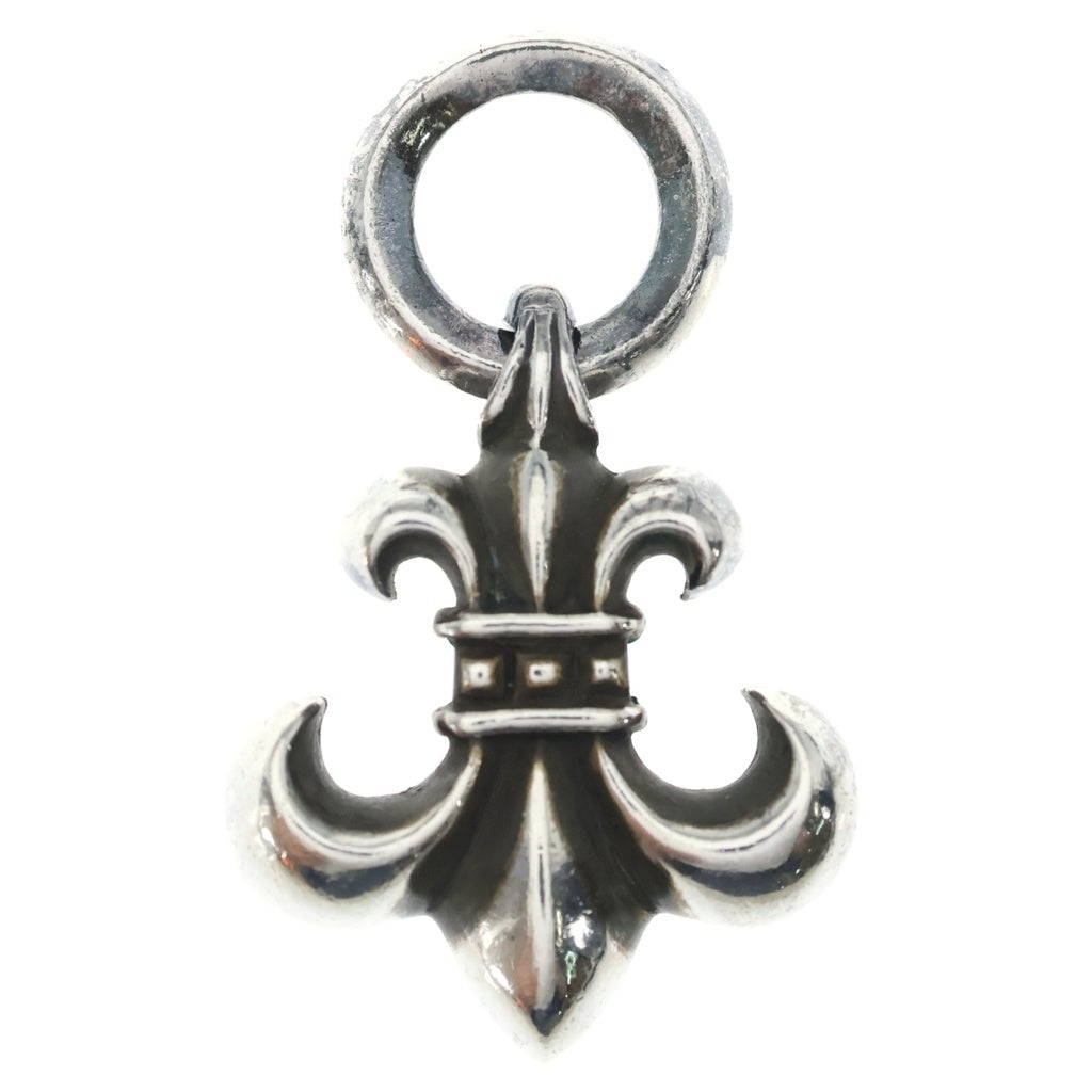 CHROME HEARTS(クロムハーツ) BS FLUER CHARM BSフレアチャーム サファイア シルバー ネックレストップ