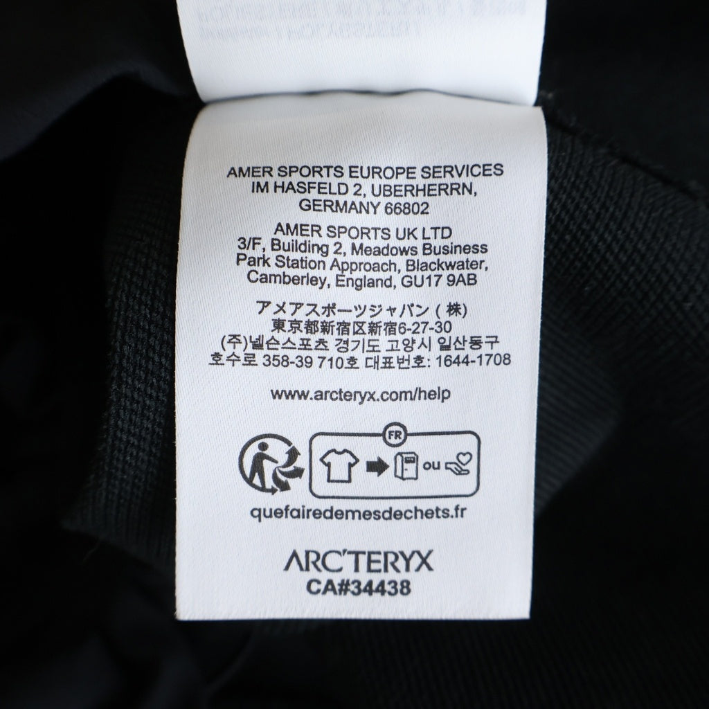 ARC'TERYX(アークテリクス) GAMMA LIGHTWEIGHT HOODY ガンマ ライトウェイトフーディ ブラック シェルジャケット レディース X000010561