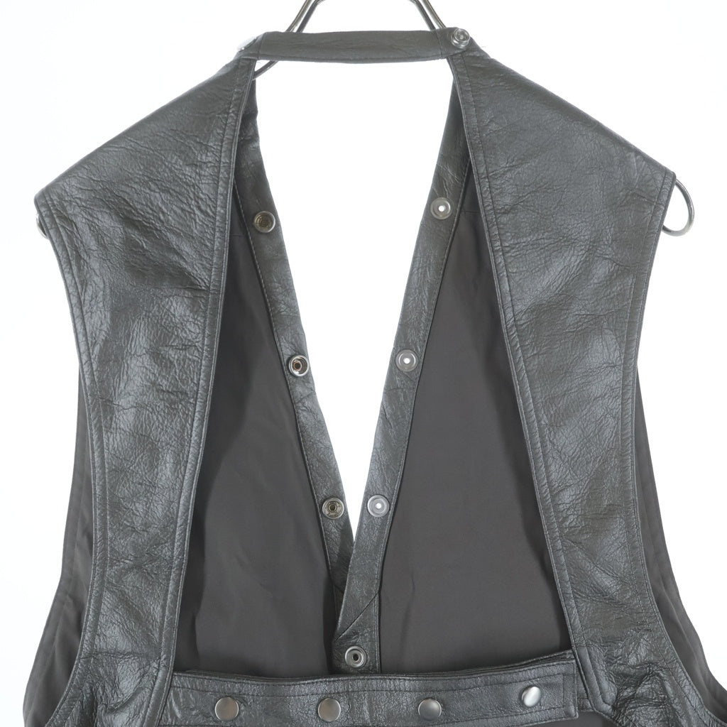 Rick Owens(リックオウエンス) 25SS Cargo Vest GUNMETAL RU01E5767-LBAM カーゴベスト シルバー