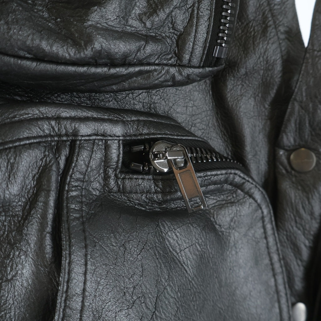 Rick Owens(リックオウエンス) 25SS Cargo Vest GUNMETAL RU01E5767-LBAM カーゴベスト シルバー