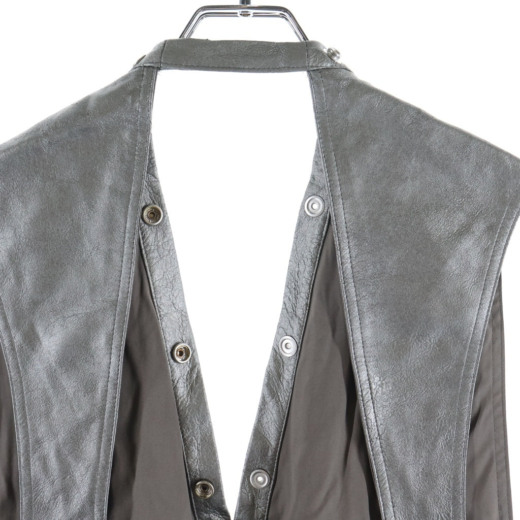 Rick Owens(リックオウエンス) 25SS Cargo Vest GUNMETAL RU01E5767-LBAM カーゴベスト シルバー