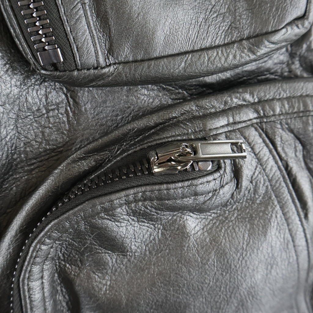 Rick Owens(リックオウエンス) 25SS Cargo Vest GUNMETAL RU01E5767-LBAM カーゴベスト シルバー
