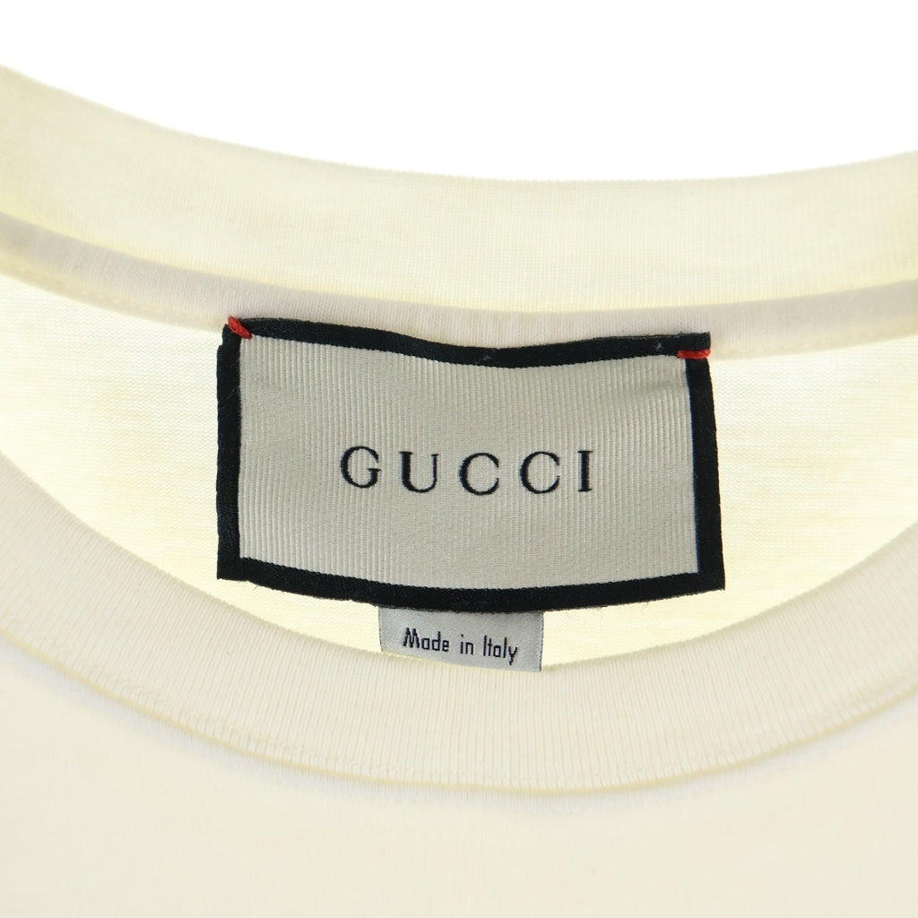 GUCCI(グッチ) Blade Print Tee フロント ブレードプリント 半袖Tシャツ カットソー ホワイト