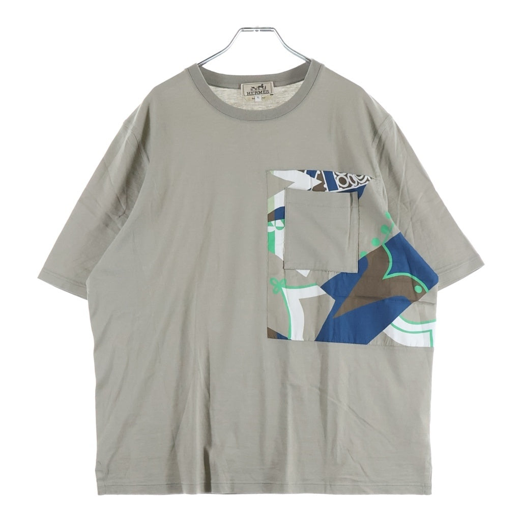 HERMES(エルメス) 22SS ズアブとドラゴン クールネック 半袖 Tシャツ カットソー
