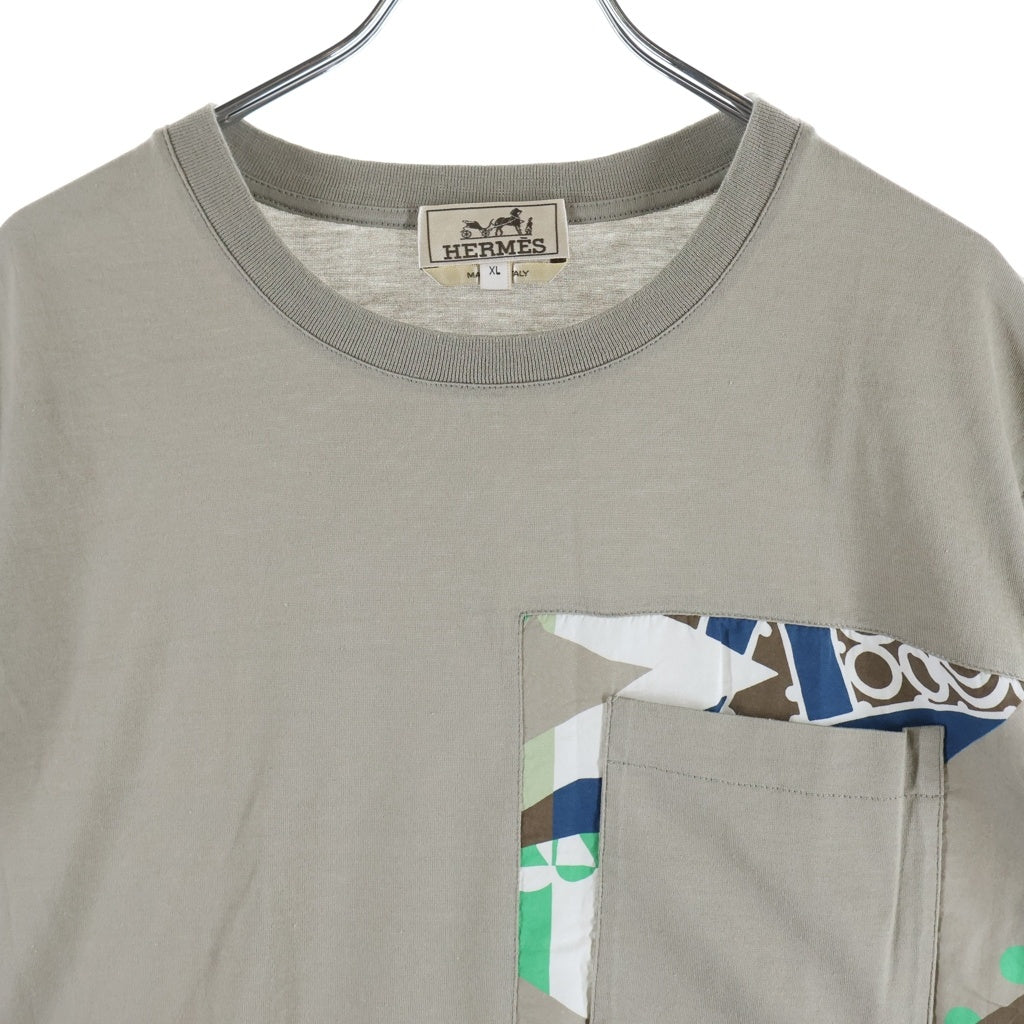 HERMES(エルメス) 22SS ズアブとドラゴン クールネック 半袖 Tシャツ カットソー