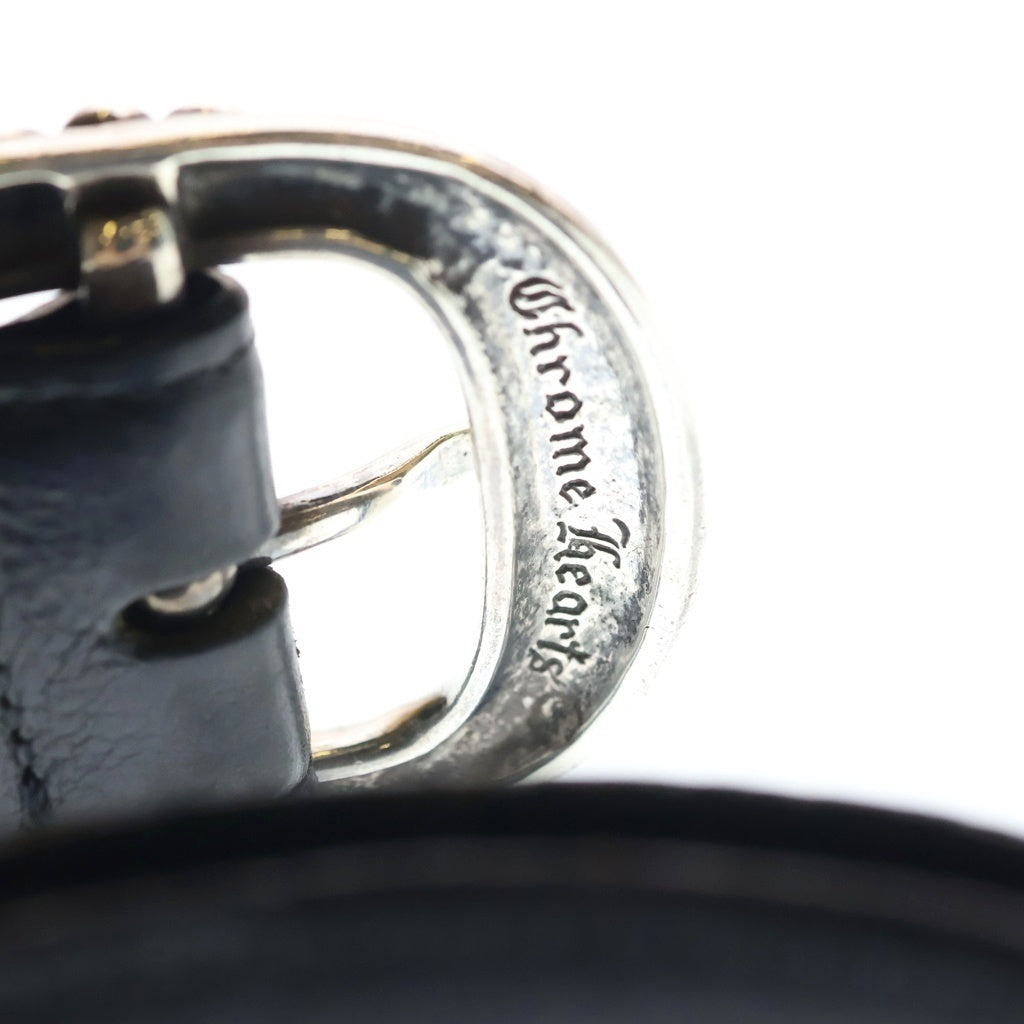CHROME HEARTS(クロムハーツ) BLT GUNSLINGER1.5 ガンスリンガーバックル レザーベルト シルバー BCA356