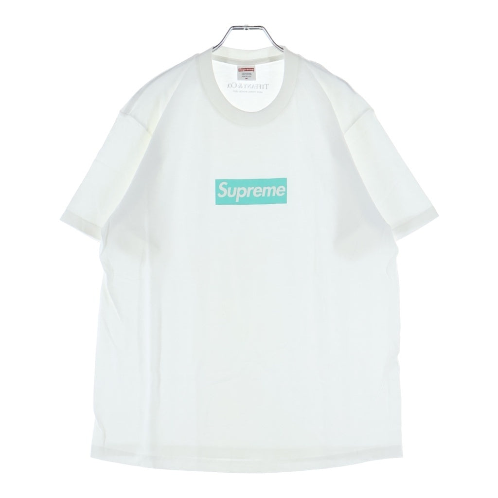 SUPREME(シュプリーム) ×Tiffany&Co. 21AW Box Logo Tee ティファニー ボックスロゴ 半袖Tシャツ カットソー ホワイト