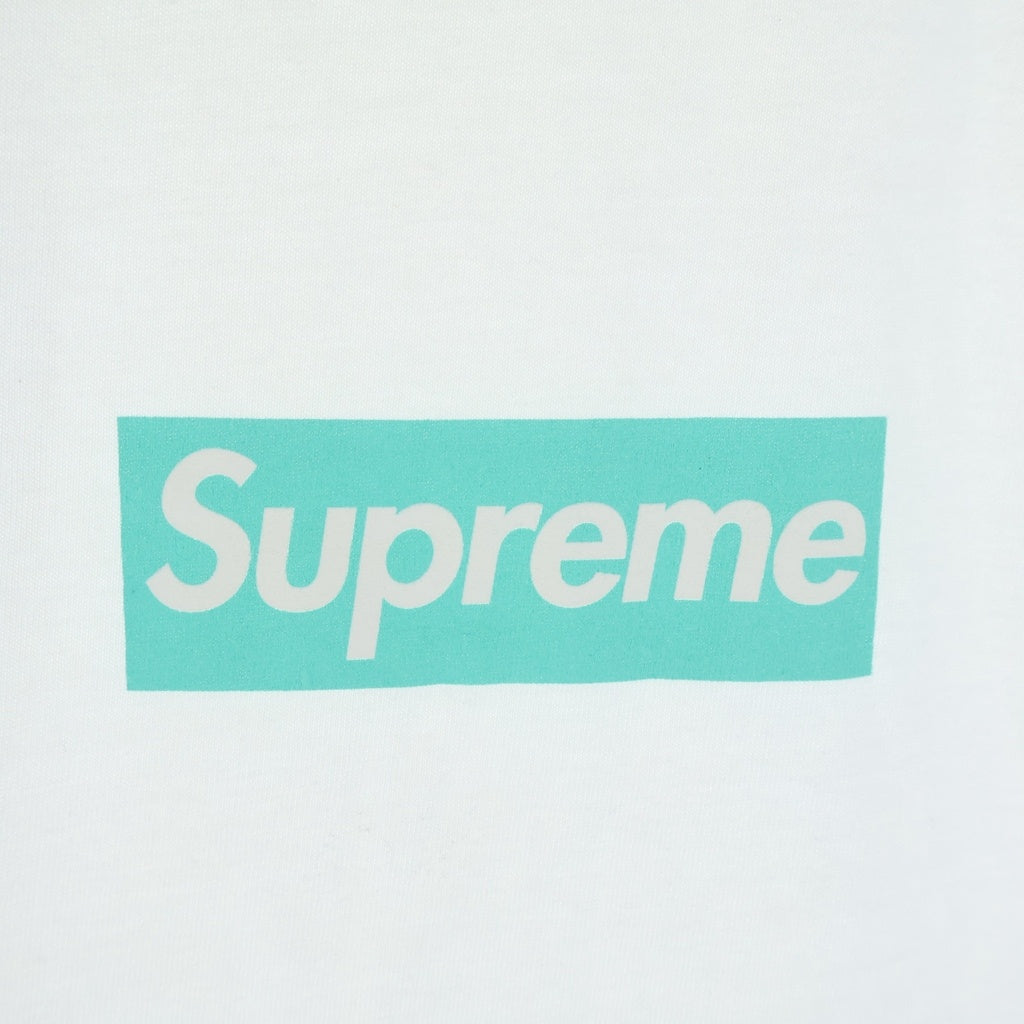 SUPREME(シュプリーム) ×Tiffany&Co. 21AW Box Logo Tee ティファニー ボックスロゴ 半袖Tシャツ カットソー ホワイト