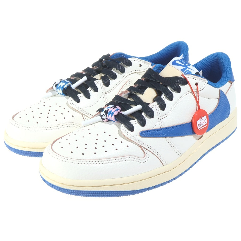 NIKE(ナイキ) ×Travis Scott × fragment design Air Jordan 1 Low OG トラヴィススコット フラグメントデザイン エアジョーダン1 ローOG ローカットスニーカー US9/27cm DM7866-104