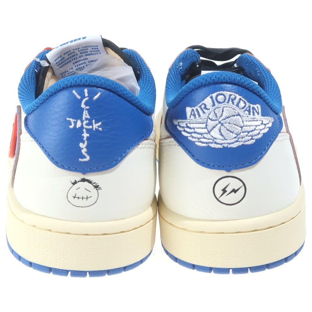 NIKE(ナイキ) ×Travis Scott × fragment design Air Jordan 1 Low OG トラヴィススコット フラグメントデザイン エアジョーダン1 ローOG ローカットスニーカー US9/27cm DM7866-104
