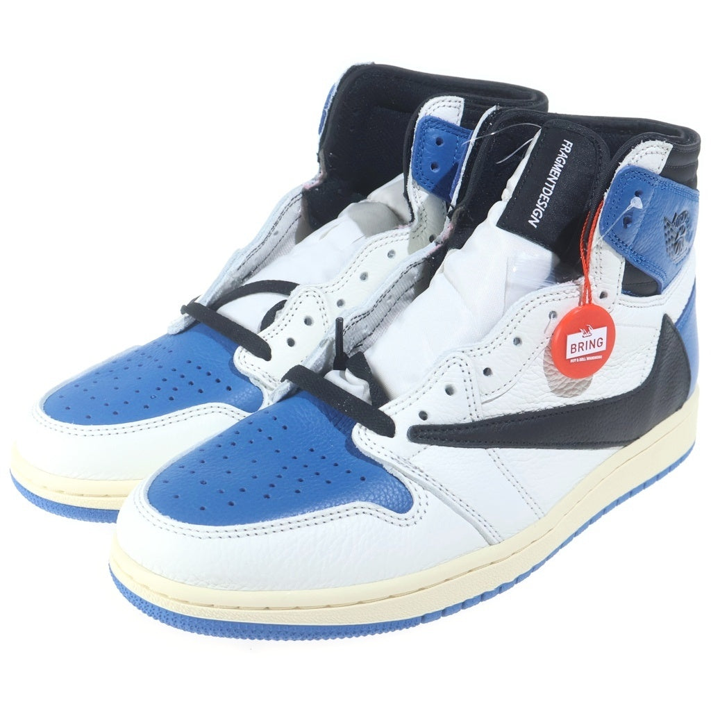 NIKE(ナイキ) ×トラヴィススコット× fragment design Air Jordan 1 Retro High フラグメントデザイン エアジョーダン1 レトロ ハイ OG SP ハイカットスニーカー US9.5/27.5cm DH3227-105
