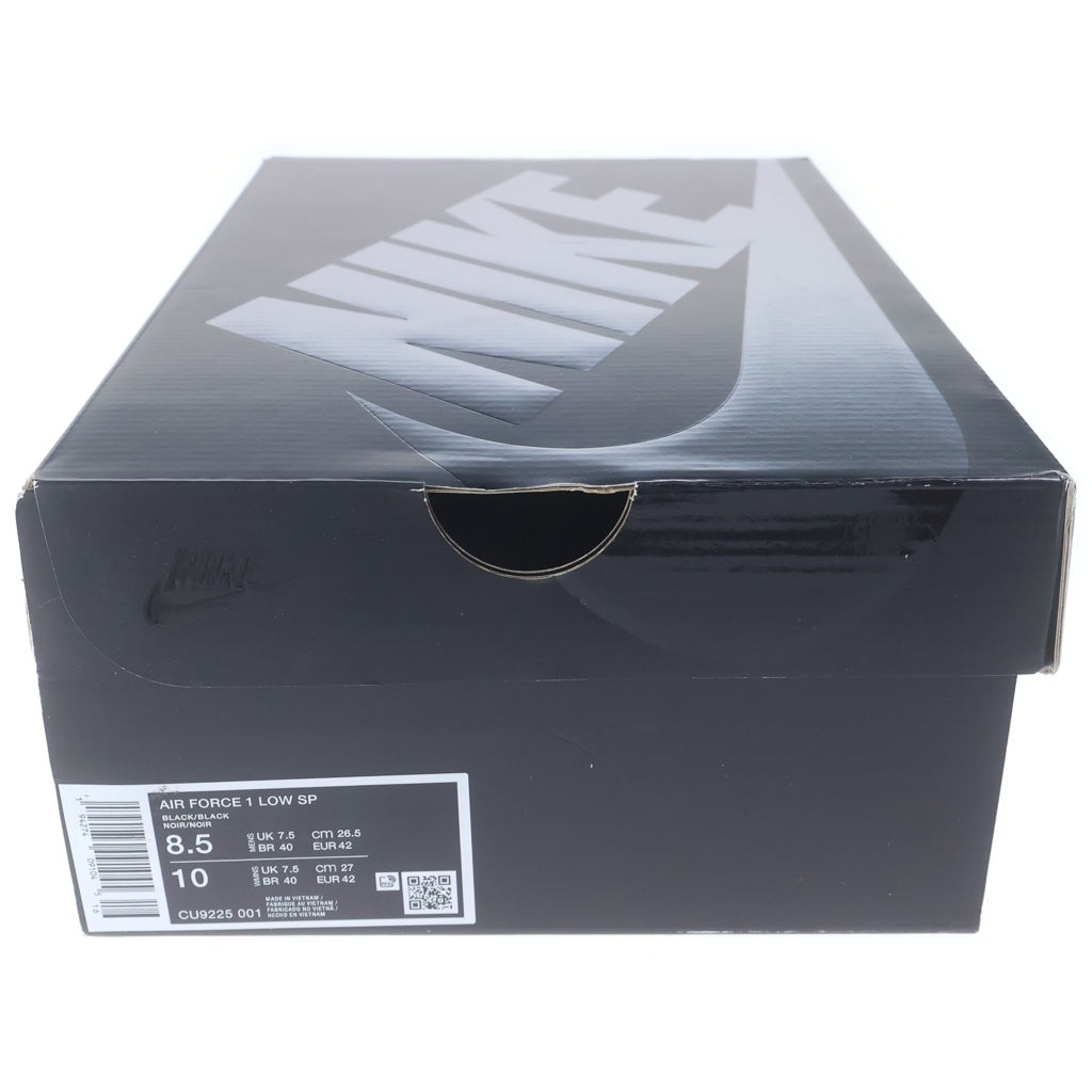 NIKE(ナイキ) ×SUPREME Air Force 1 Low シュプリーム エアフォース1 ローカットスニーカー シューズ US9/27.0cm ブラック CU9225-100