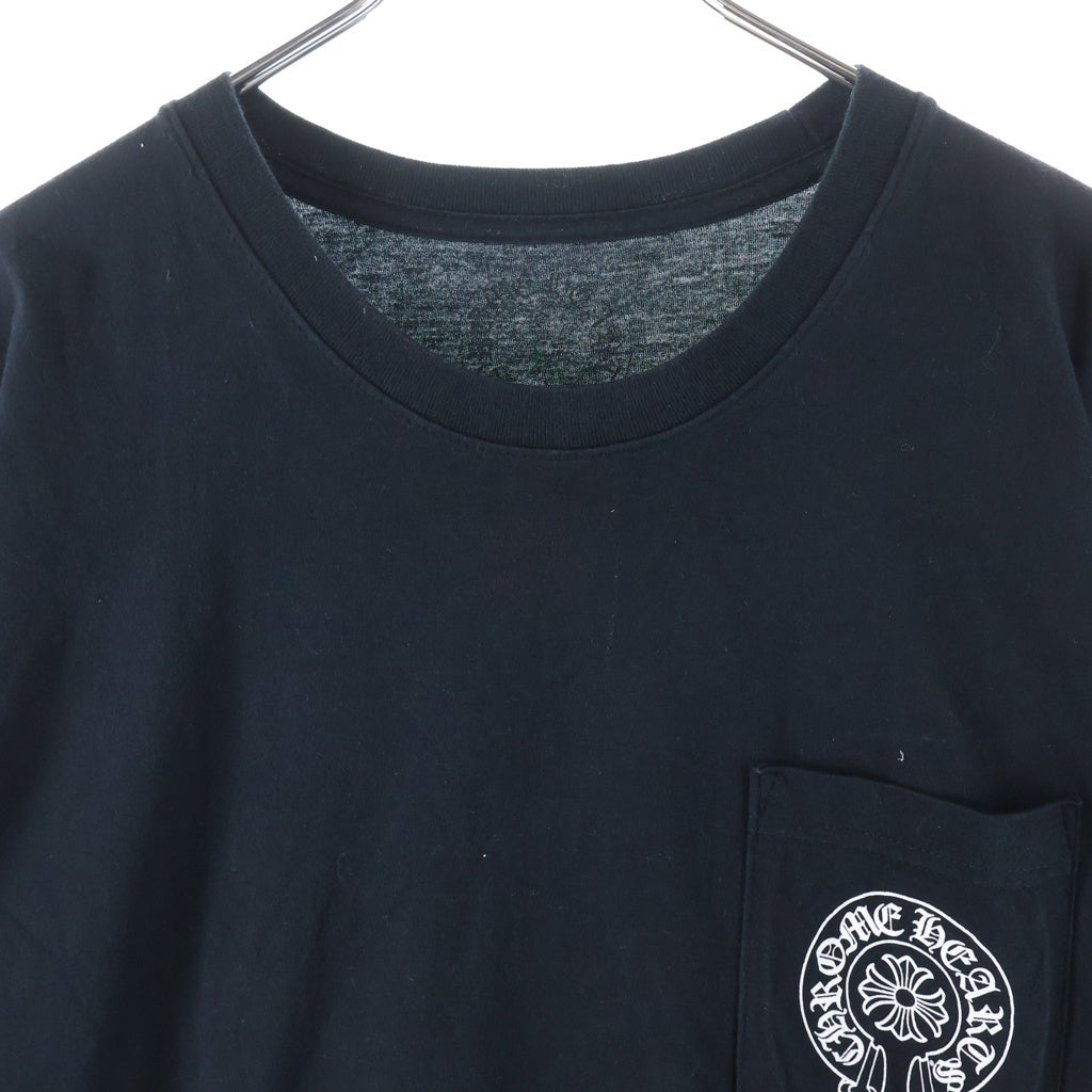 CHROME HEARTS(クロムハーツ) Honolulu Horseshoe SS Tee ホノルル限定 ホースシュー バック CHプラス クルーネック半袖Tシャツカットソー ブラック