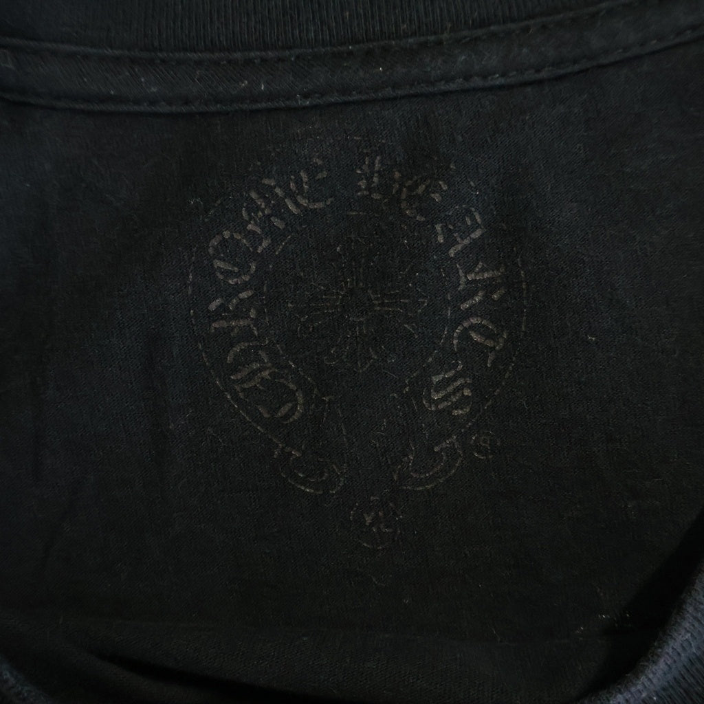 CHROME HEARTS(クロムハーツ) Honolulu Horseshoe SS Tee ホノルル限定 ホースシュー バック CHプラス クルーネック半袖Tシャツカットソー ブラック