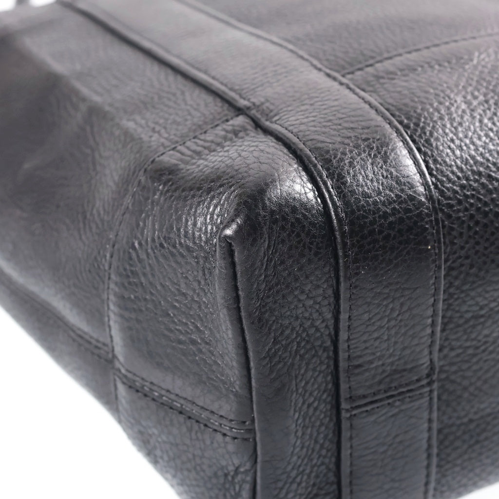 CHROME HEARTS(クロムハーツ) TOTE MINI トートミニ ラベル付レザートートバッグ